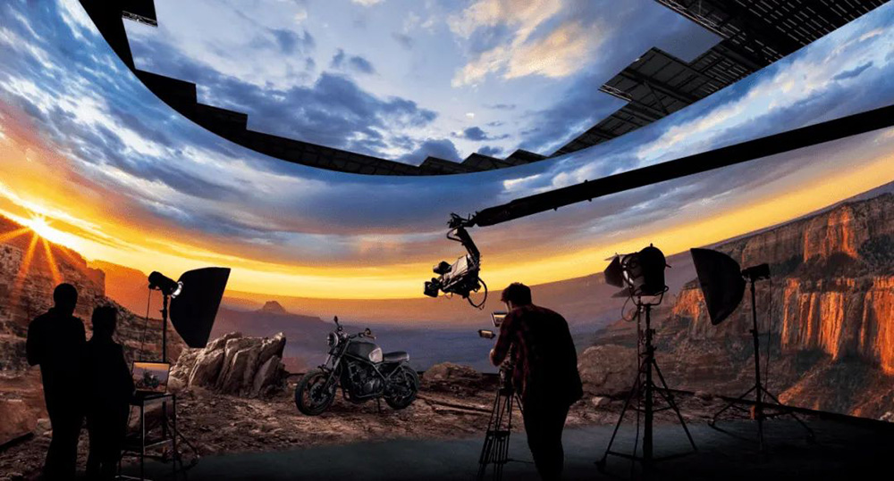 バーチャル撮影用XR専用表示画面