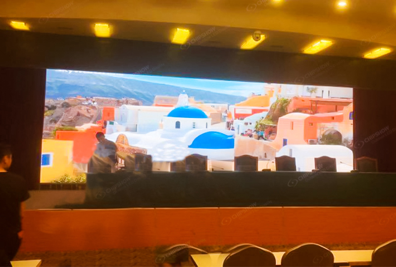 中国政府機関向けの屋内 P2.5 高解像度会議スクリーン