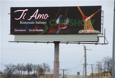 C-Vent Outdoor P10 Hollow Ventirating LED Billboard In USA