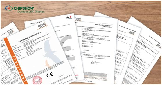 CHIPSHOW 欧州規格認証「EN 12966（道路垂直標識 - VMS交通標識）」を取得