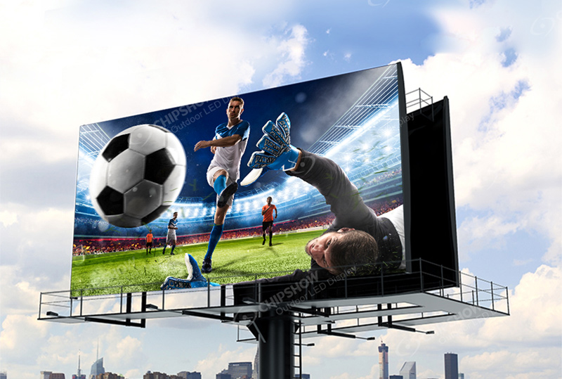 米国の高速道路上の LED 屋外広告スクリーン